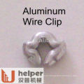 Aluminum wire clips